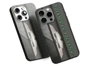 Aston Martin Cover Telefono Look Drift da Gara